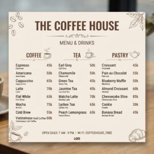 Bộ Prompt PRO: Thiết Kế Menu Bằng AI (Chữ Không Lỗi)