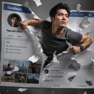 Xé trang Facebook bước ra ngoài