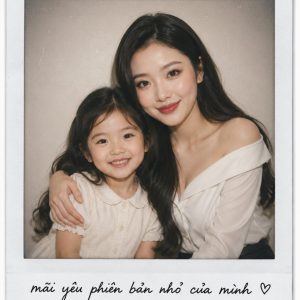 Polaroid ôm bản thân tuổi thơ